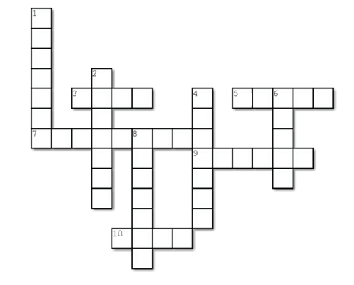 blank crossword puzzle